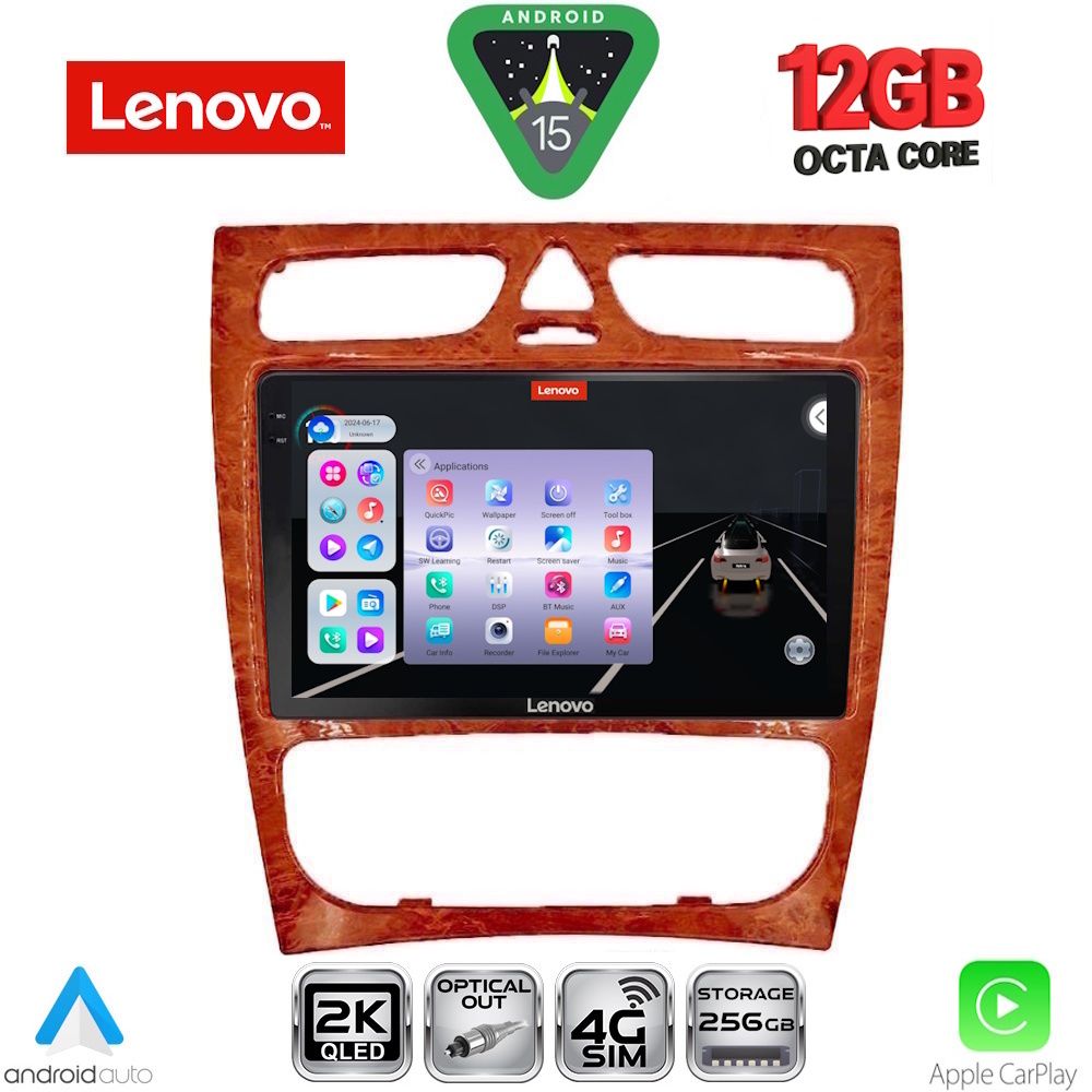 Βλησαρούλης Car Center - LENOVO SSZ 12402CH_CPA (9inc) MULTIMEDIA TABLET for MERCEDES C (W203) mod. 1999-2004