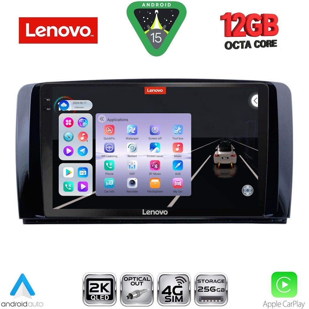 Βλησαρούλης Car Center - LENOVO SSZ 12422_CPA (9inc) MULTIMEDIA TABLET for MERCEDES R (W251) mod. 2006-2015