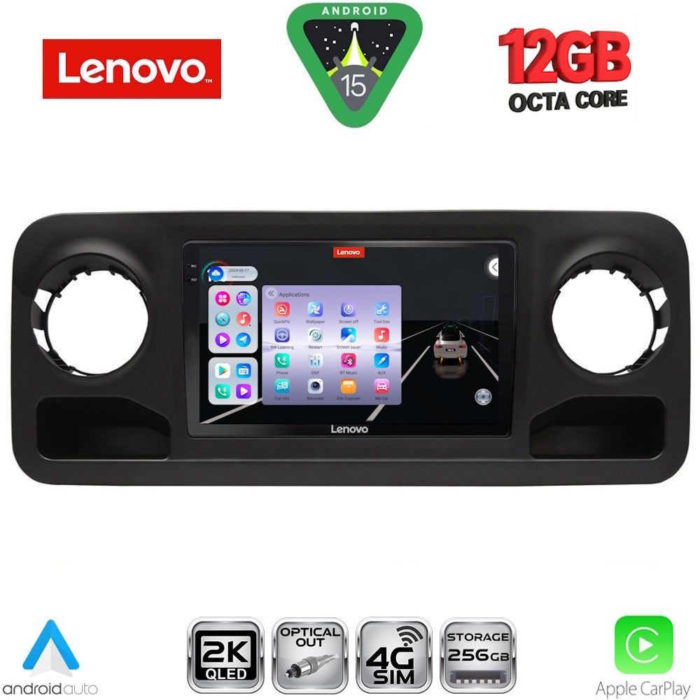Βλησαρούλης Car Center - LENOVO SSZ 12424_CPA (10inc) MULTIMEDIA TABLET for MERCEDES SPRINTER mod. 2018>