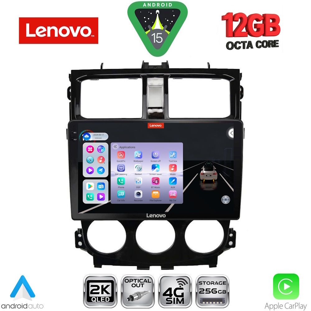 Βλησαρούλης Car Center - LENOVO SSZ 12435_CPA (9inc) MULTIMEDIA TABLET for MITSUBISHI COLT mod. 2013-2023
