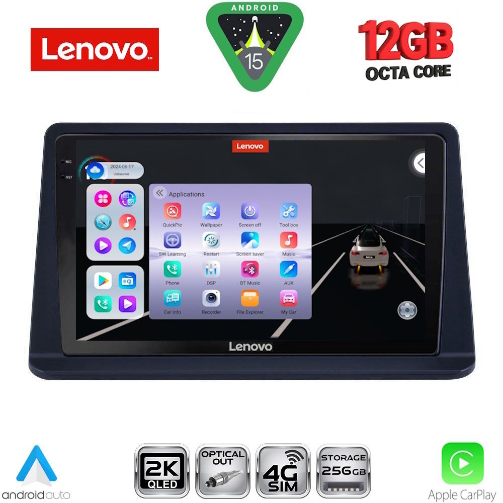 Βλησαρούλης Car Center - LENOVO SSZ 12445_CPA (9inc) MULTIMEDIA TABLET for MITSUBISHI PAJERO mod. 1999-2006