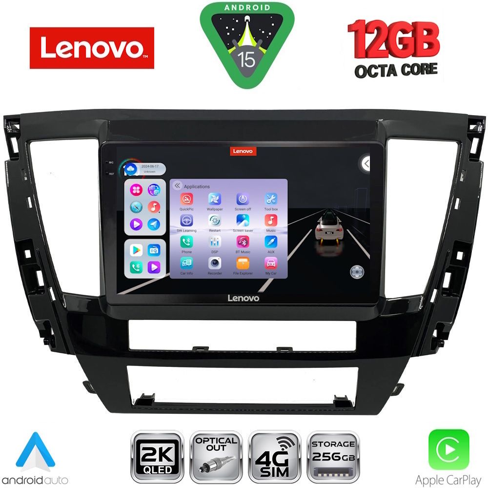 Βλησαρούλης Car Center - LENOVO SSZ 12447S_CPA (9inc) MULTIMEDIA TABLET for MITSUBISHI PAJERO SPORT mod. 2020-2026