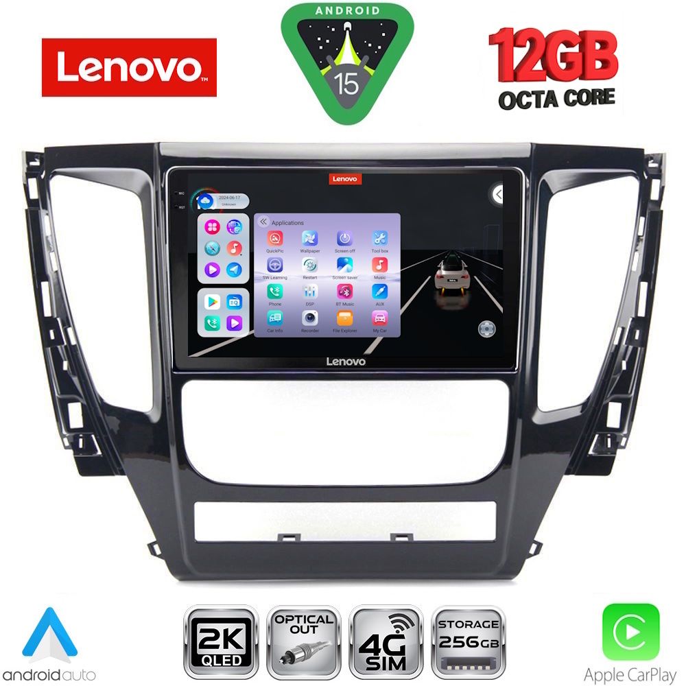 Βλησαρούλης Car Center - LENOVO SSZ 12447A_CPA (9inc) MULTIMEDIA TABLET for MITSUBISHI PAJERO mod. 2013-2020