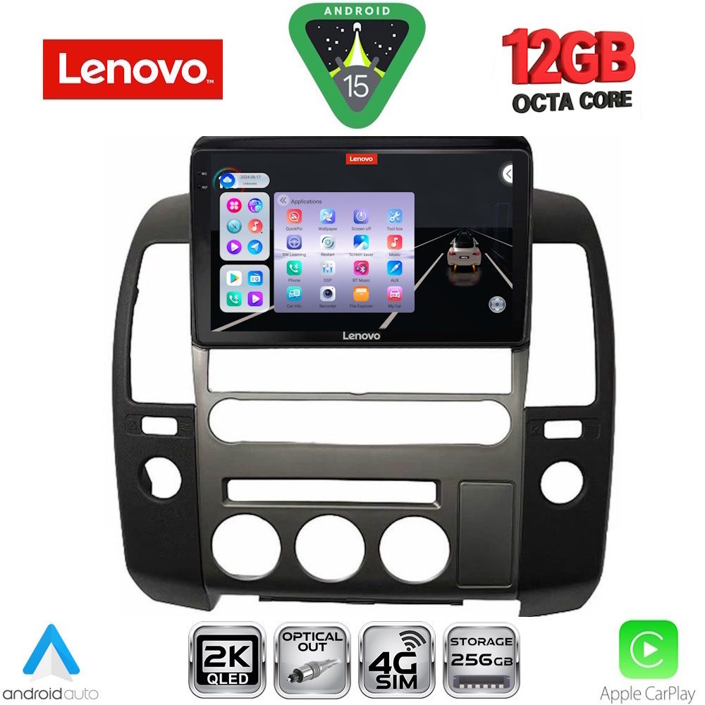 Βλησαρούλης Car Center - LENOVO SSZ 12454_CPA (ORIG.NAVI) (9inc) MULTIMEDIA TABLET for NISSAN NAVARA D40 mod. 2006-2011 με Original Navi