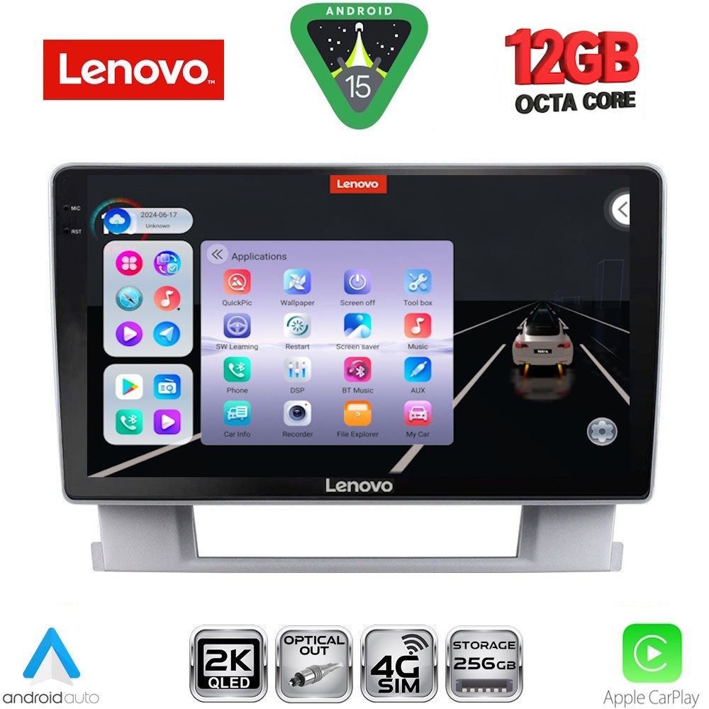 Βλησαρούλης Car Center - LENOVO SSZ 12482_CPA (9inc) MULTIMEDIA TABLET for OPEL ASTRA J mod. 2010-2016