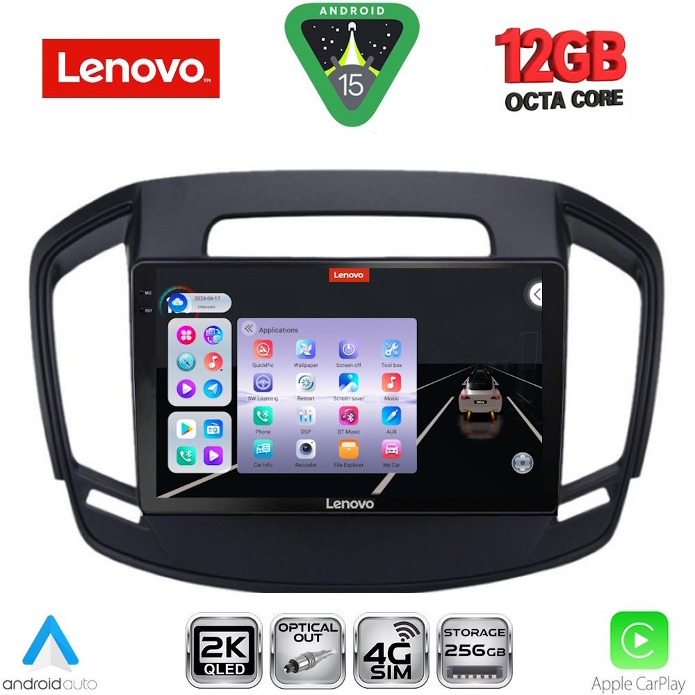 Βλησαρούλης Car Center - LENOVO SSZ 12492_CPA (9inc) MULTIMEDIA TABLET for OPEL INSIGNIA  mod.2014-2017