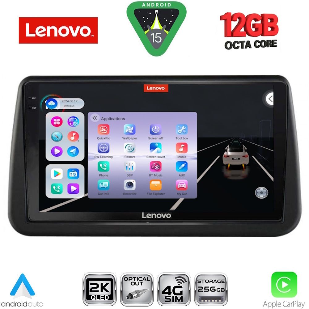 Βλησαρούλης Car Center - LENOVO SSZ 12494_CPA (9inc) MULTIMEDIA TABLET for OPEL MERIVA mod. 2010-2017