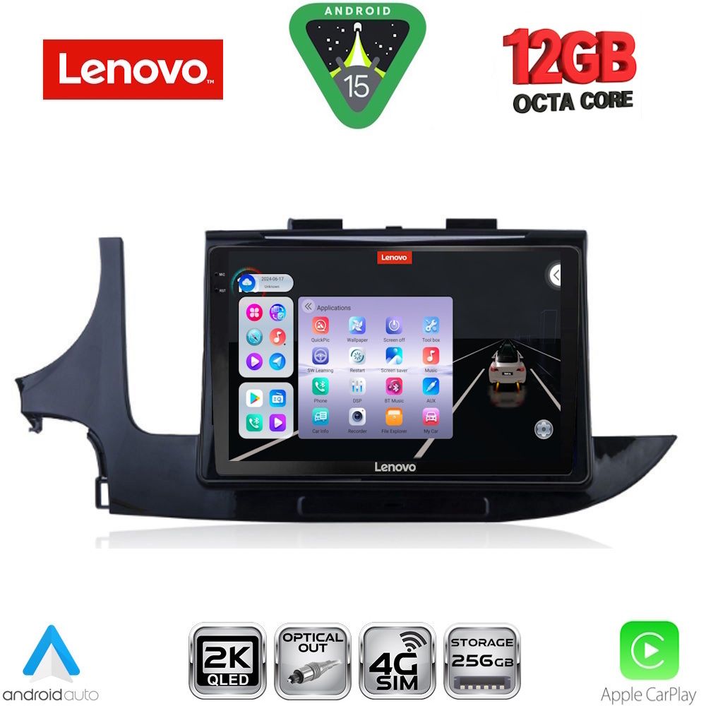 Βλησαρούλης Car Center - LENOVO SSZ 12497_CPA (9inc) MULTIMEDIA TABLET for OPEL MOKKA mod. 2016-2021