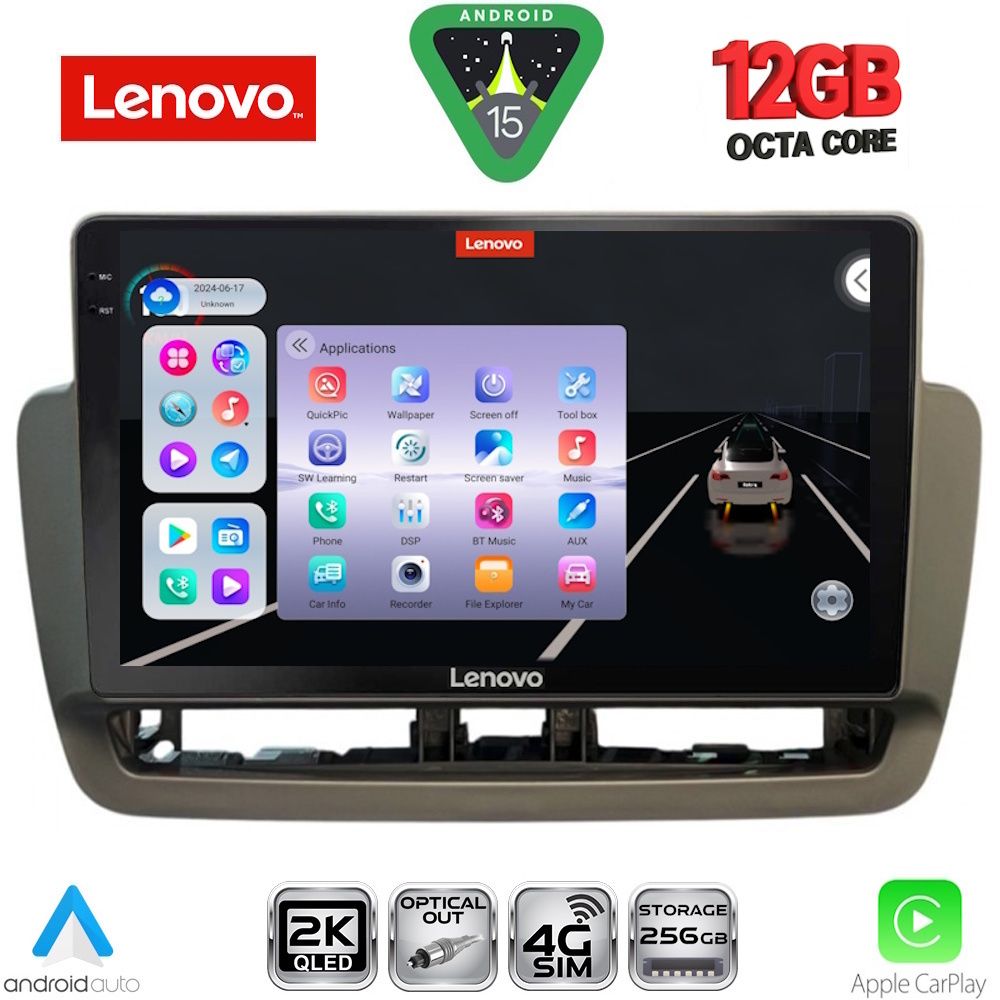 Βλησαρούλης Car Center - LENOVO SSZ 12572_CPA (9inc) MULTIMEDIA TABLET for SEAT IBIZA mod. 2012-2015