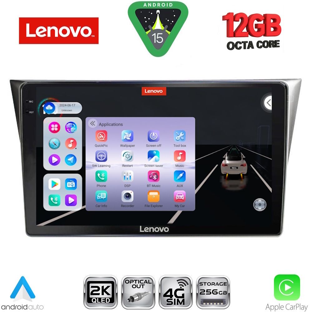 Βλησαρούλης Car Center - LENOVO SSZ 12659_CPA (9inc) MULTIMEDIA TABLET for SUBARU IMPREZA mod. 2002-2008