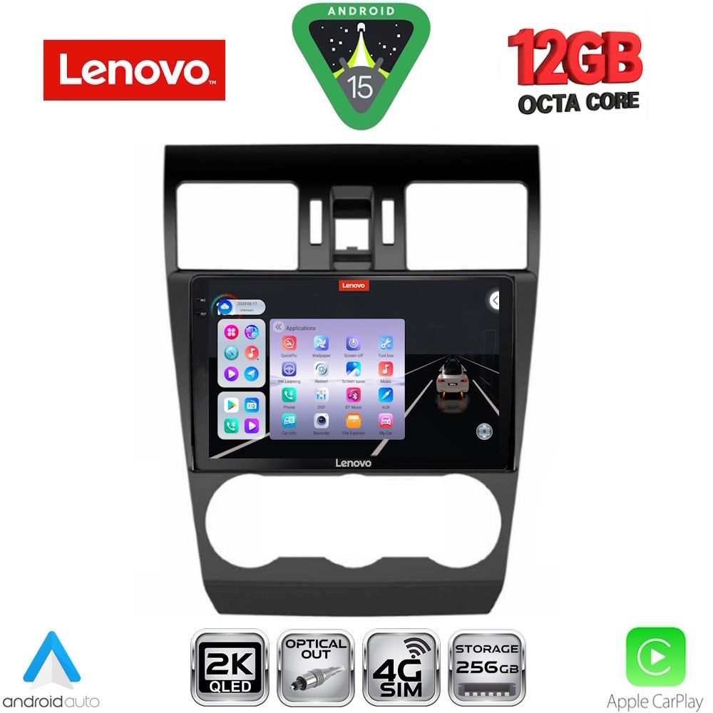 Βλησαρούλης Car Center - LENOVO SSZ 12663_CPA (9inc) MULTIMEDIA TABLET for SUBARU FORESTER - IMPREZA - XV mod. 2013-2019