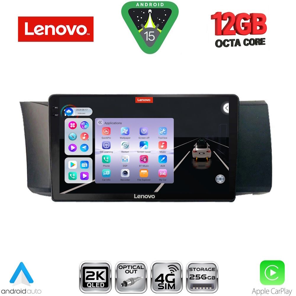 Βλησαρούλης Car Center - LENOVO SSZ 12669_CPA (9inc) MULTIMEDIA TABLET for TOYOTA GT86 - SUBARU BRZ mod. 2012-2026