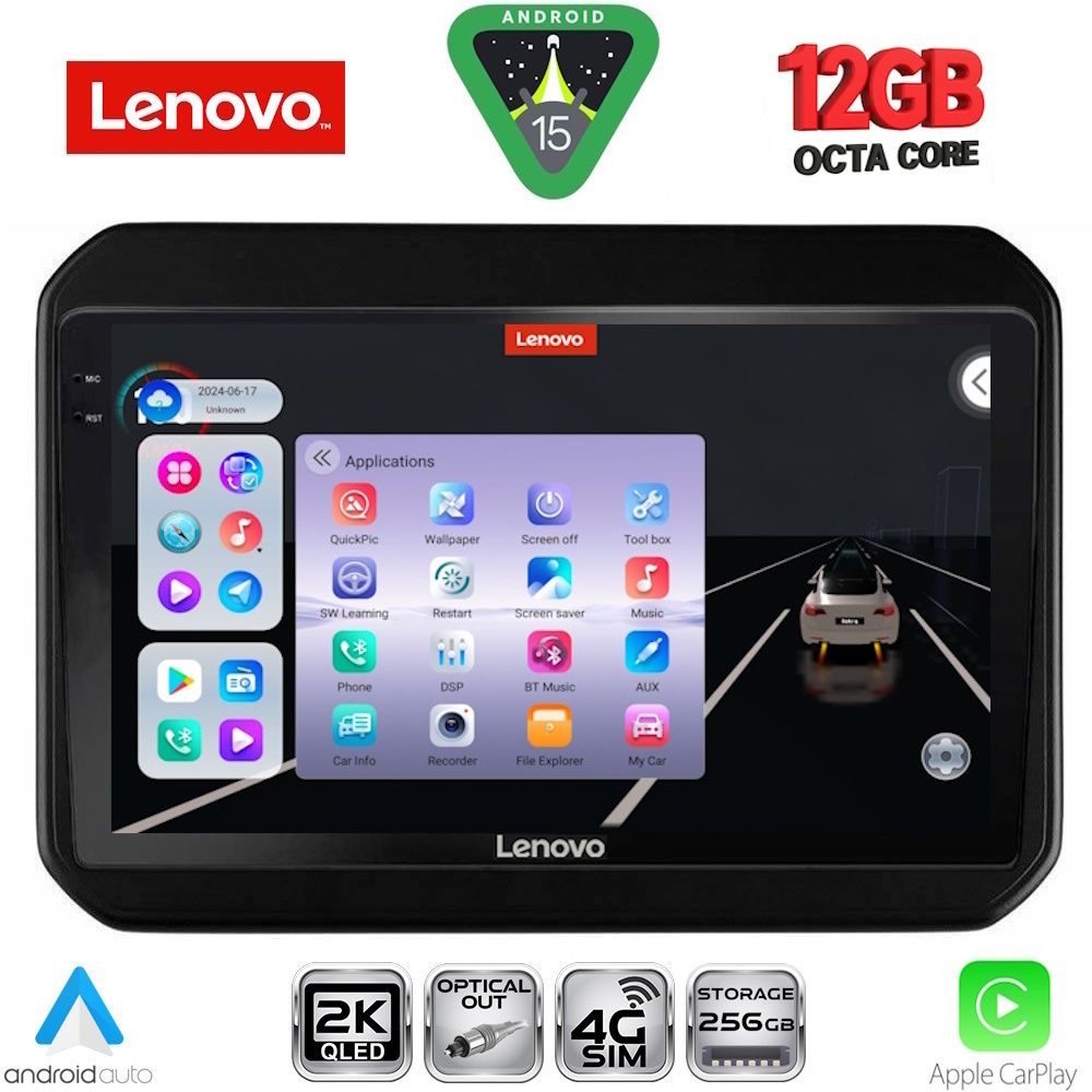 Βλησαρούλης Car Center - LENOVO SSZ 12676_CPA (9inc) MULTIMEDIA TABLET for SUZUKI IGNIS mod. 2016-2026