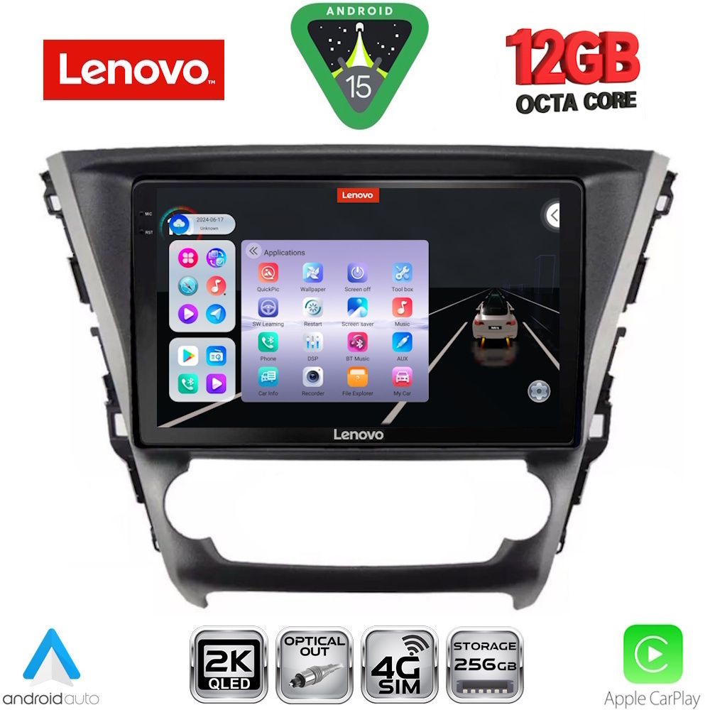 Βλησαρούλης Car Center - LENOVO SSZ 12706_CPA (10inc) MULTIMEDIA TABLET for TOYOTA AVENSIS mod. 2016-2019