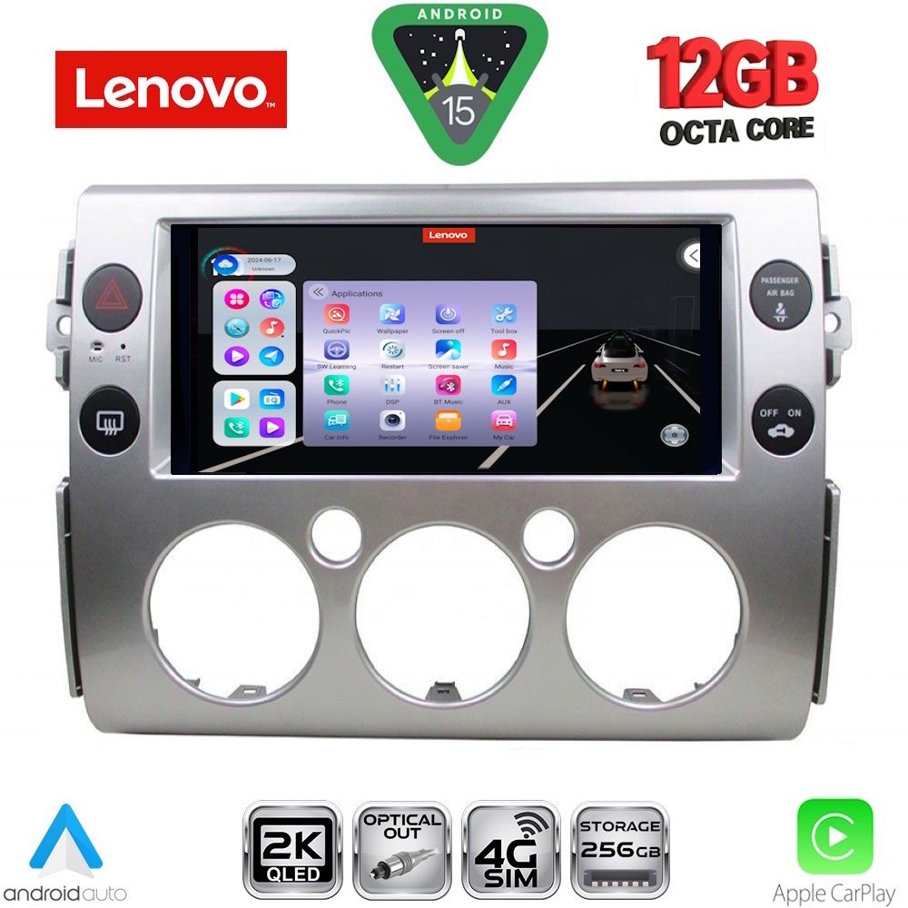 Βλησαρούλης Car Center - LENOVO SSZ 12717_CPA (9inc) MULTIMEDIA TABLET for TOYOTA FJ CRUISER mod. 2007-2013