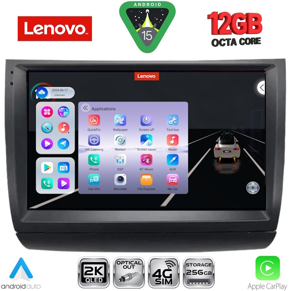 Βλησαρούλης Car Center - LENOVO SSZ 12728_CPA (9inc) MULTIMEDIA TABLET for TOYOTA PRIUS mod. 2003-2009