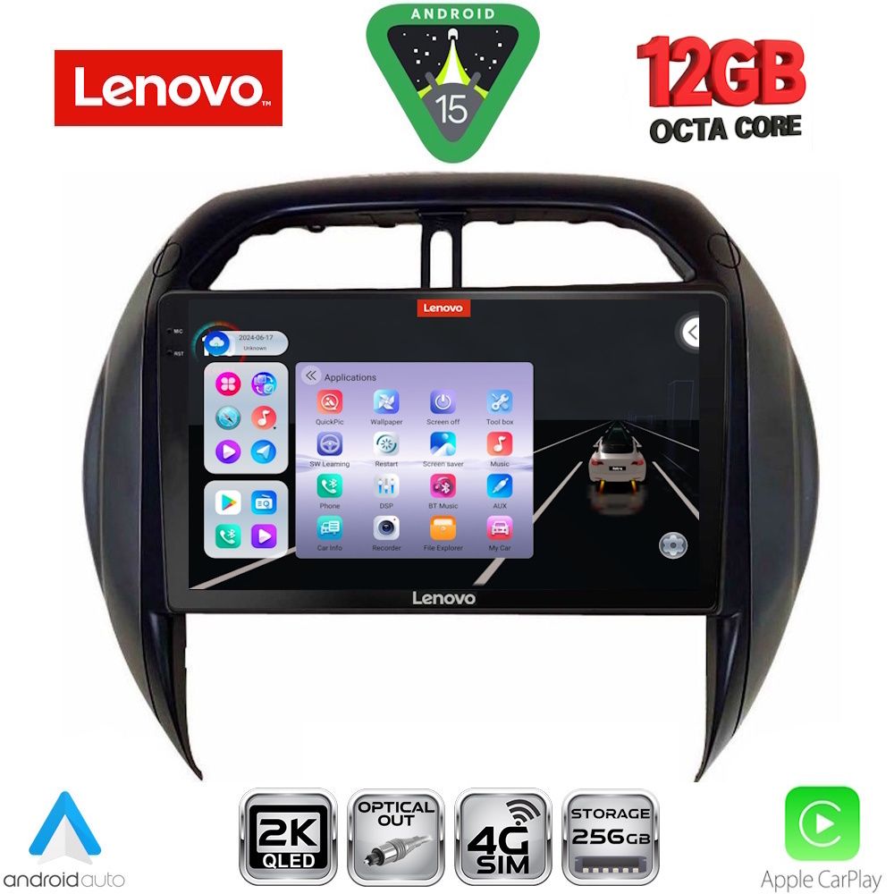 Βλησαρούλης Car Center - LENOVO SSZ 12730_CPA CLIMA (9inc) MULTIMEDIA TABLET for TOYOTA RAV 4 mod. 2000-2006