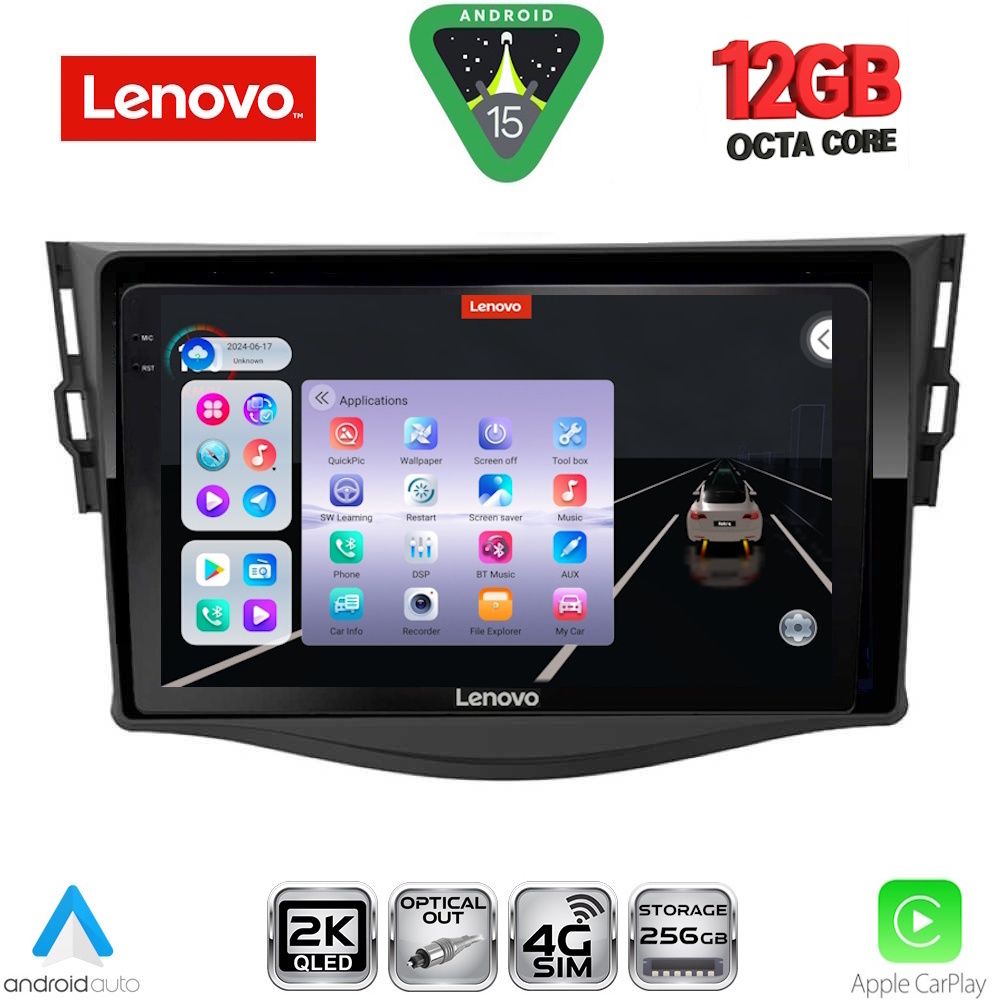 Βλησαρούλης Car Center - LENOVO SSZ 12731_CPA (9inc) MULTIMEDIA TABLET for TOYOTA RAV 4 mod. 2006-2012