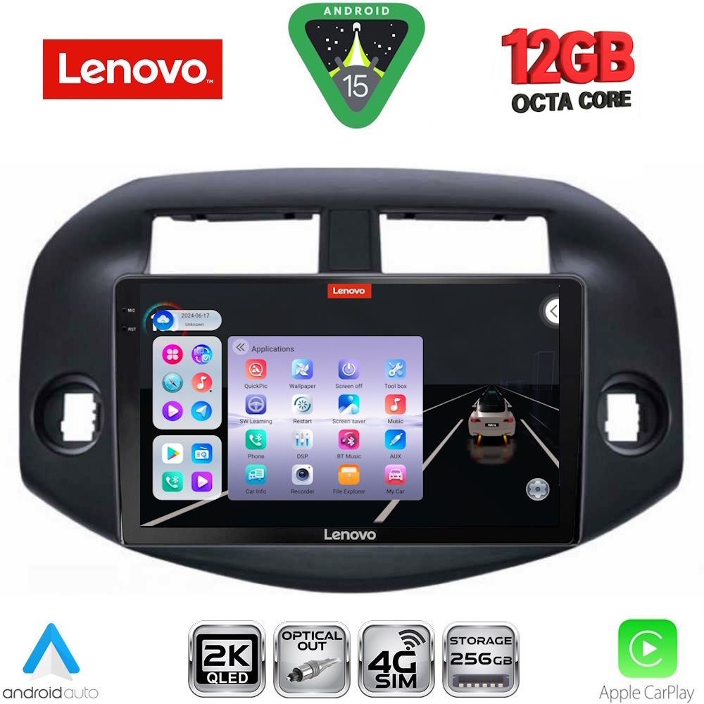 Βλησαρούλης Car Center - LENOVO SSZ 12732_CPA (10inc) MULTIMEDIA TABLET for TOYOTA RAV 4 mod. 2006-2012