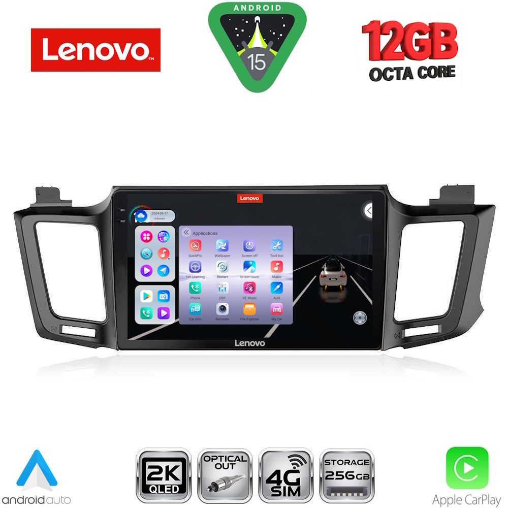 Βλησαρούλης Car Center - LENOVO SSZ 12733_CPA (10inc) MULTIMEDIA TABLET for TOYOTA RAV 4 mod. 2013-2019