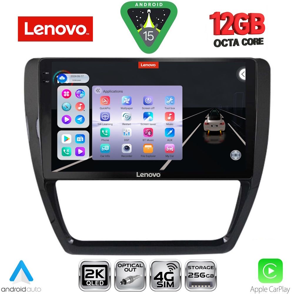 Βλησαρούλης Car Center - LENOVO SSZ 12741_CPA (10inc) MULTIMEDIA TABLET for VW JETTA mod. 2010-2016