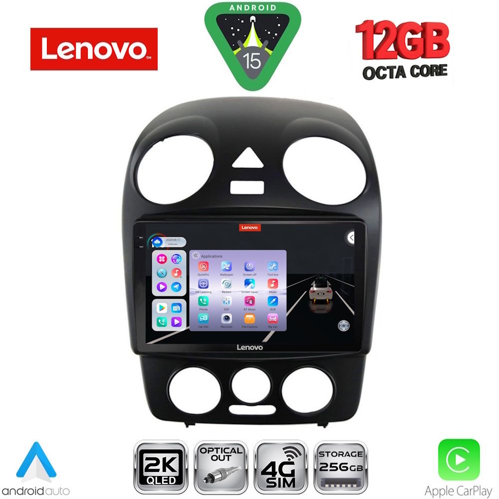 Βλησαρούλης Car Center - LENOVO SSZ 12742_CPA (9inc) MULTIMEDIA TABLET for VW BEETLE mod. 2004-2011