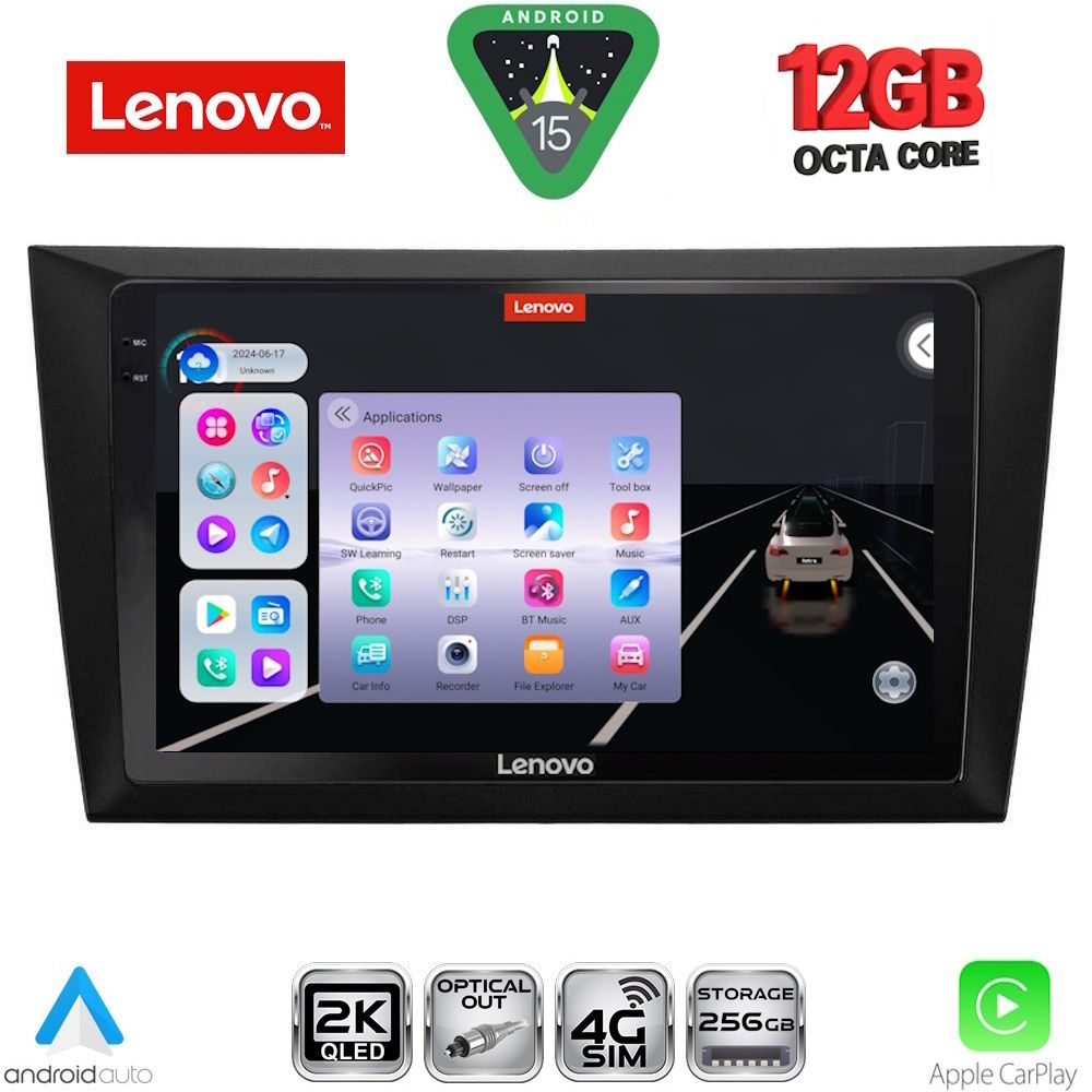 Βλησαρούλης Car Center - LENOVO SSZ 12746_CPA  (9inc) MULTIMEDIA TABLET for GOLF 6 mod. 2009-2012