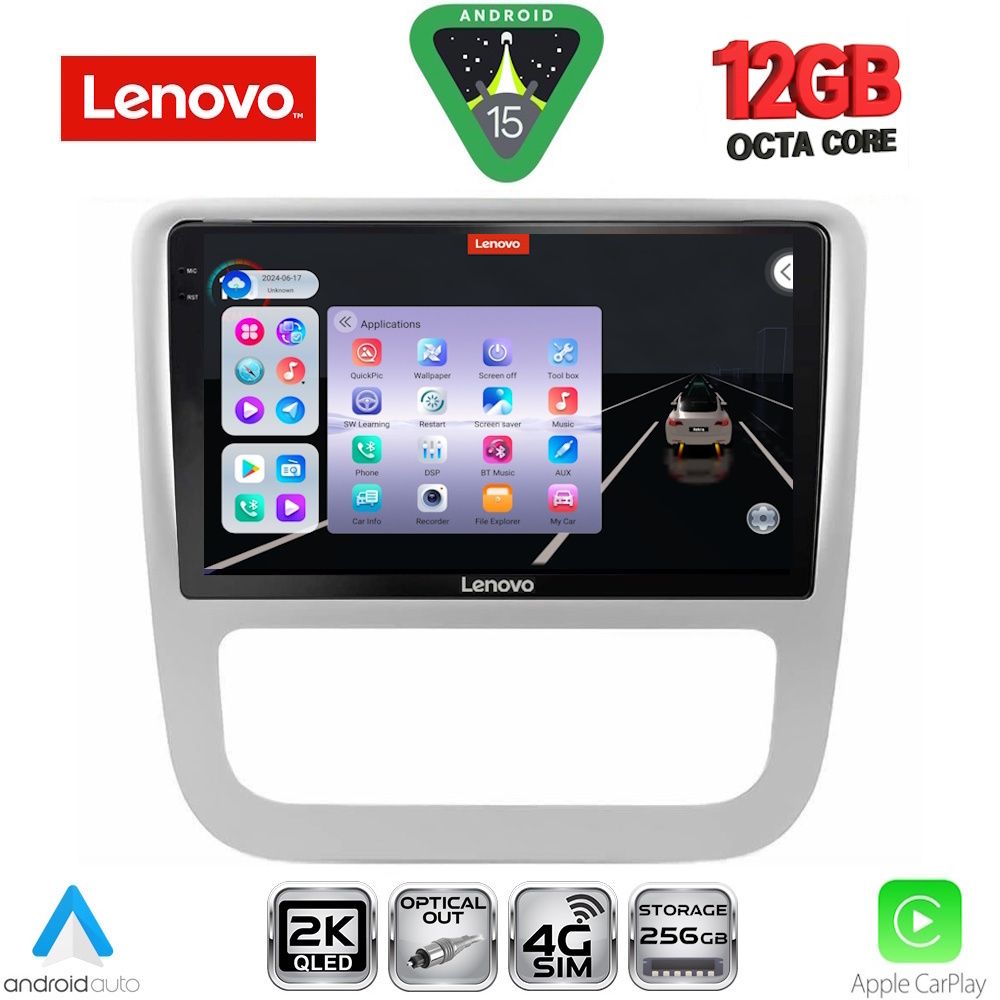 Βλησαρούλης Car Center - LENOVO SSZ 12751_CPA CLIMA (9inc) MULTIMEDIA TABLET for VW EOS mod. 2006-2016 - SCIROCCO mod. 2011-2014