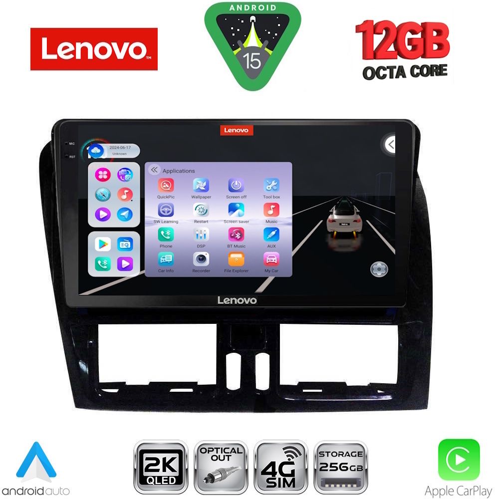 Βλησαρούλης Car Center - LENOVO SSZ 12787_CPA (9inc) MULTIMEDIA TABLET for VOLVO XC60 mod. 2009-2017