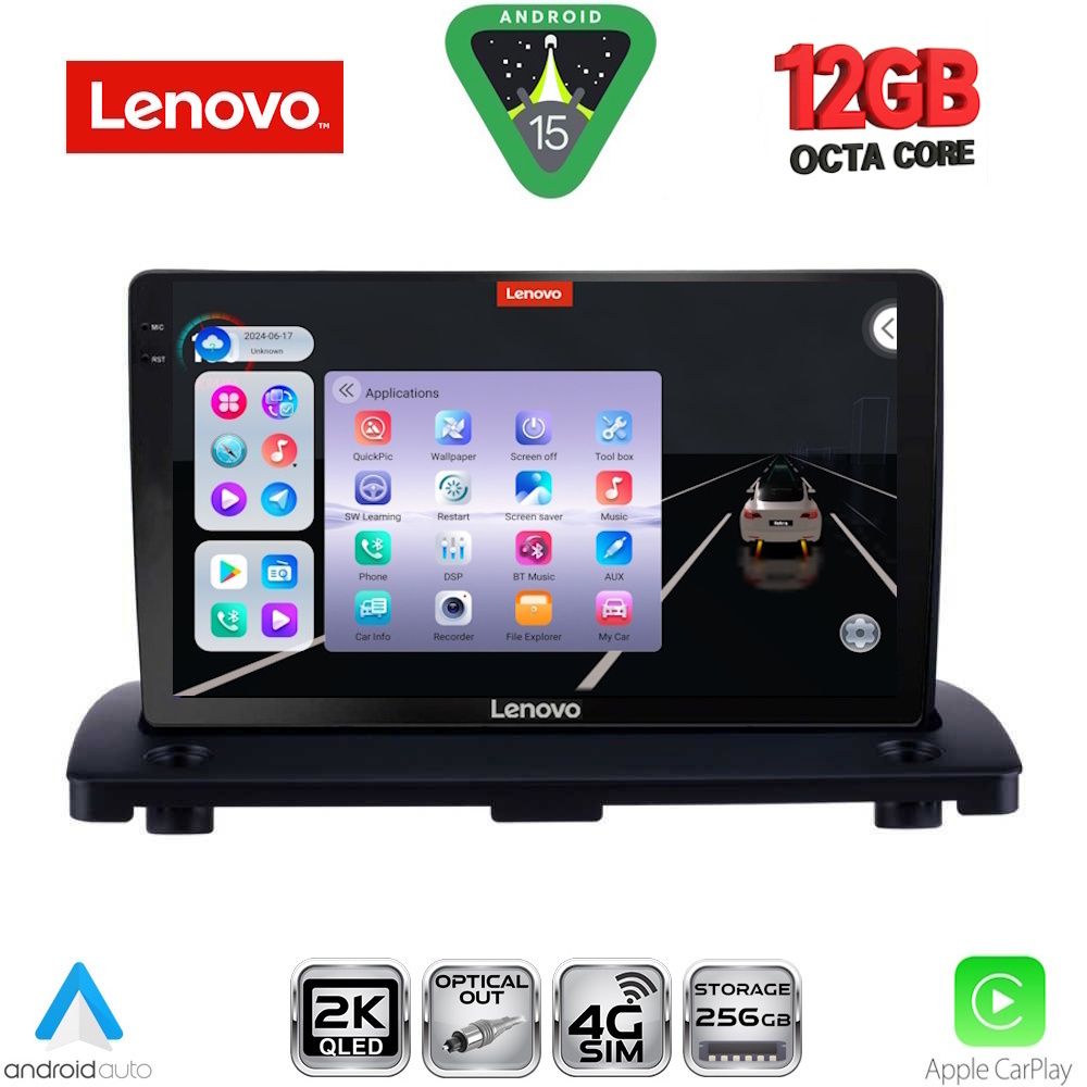 Βλησαρούλης Car Center - LENOVO SSZ 12789_CPA (9inc) MULTIMEDIA TABLET for VOLVO XC90 mod. 2002-2014