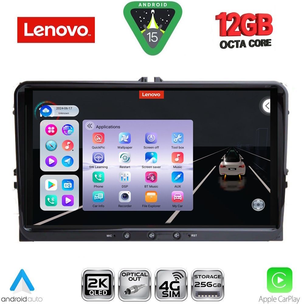 Βλησαρούλης Car Center - LENOVO SSZ 991_CPA (9'' DECK) MULTIMEDIA TABLET for VW GROUP mod. 2004-2020
