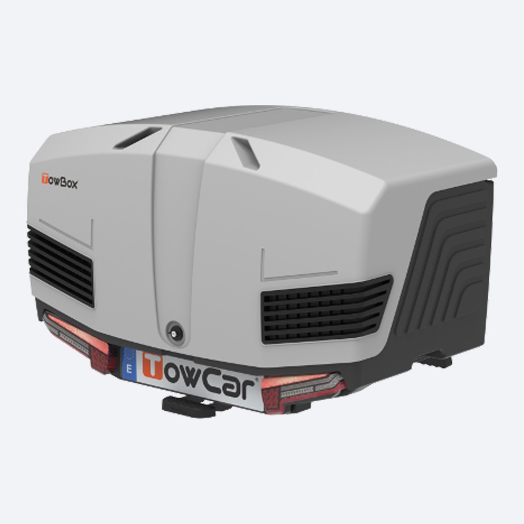 Βλησαρούλης Car Center - ΜΠΑΓΚΑΖΙΕΡΑ ΚΟΤΣΑΔΟΡΟΥ 400 LT TOWBOX V3 CLASSIC GREY (ΓΚΡΙ) ΜΕ LED ΦΑΝΑΡΙΑ
