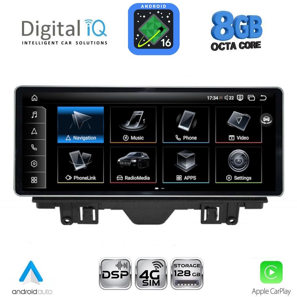 Βλησαρούλης Car Center - DIGITAL IQ TPK 16915_CPA (10.25'') MULTIMEDIA SYSTEM for AUDI A3 mod. 2013-2021