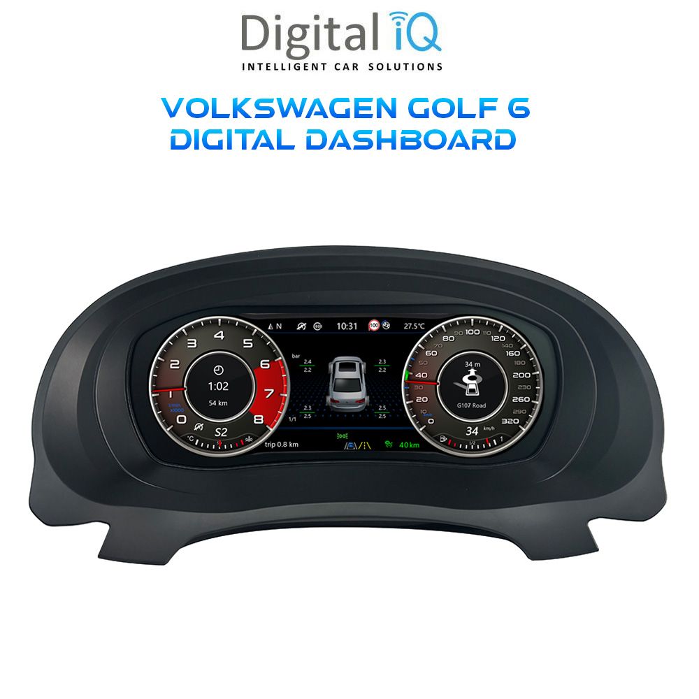 Βλησαρούλης Car Center - DIGITAL IQ DYL 746_DC (10.3") DIGITAL INSTRUMENT CLUSTER for VW GOLF 6 mod. 2008-2013 with HDMI input