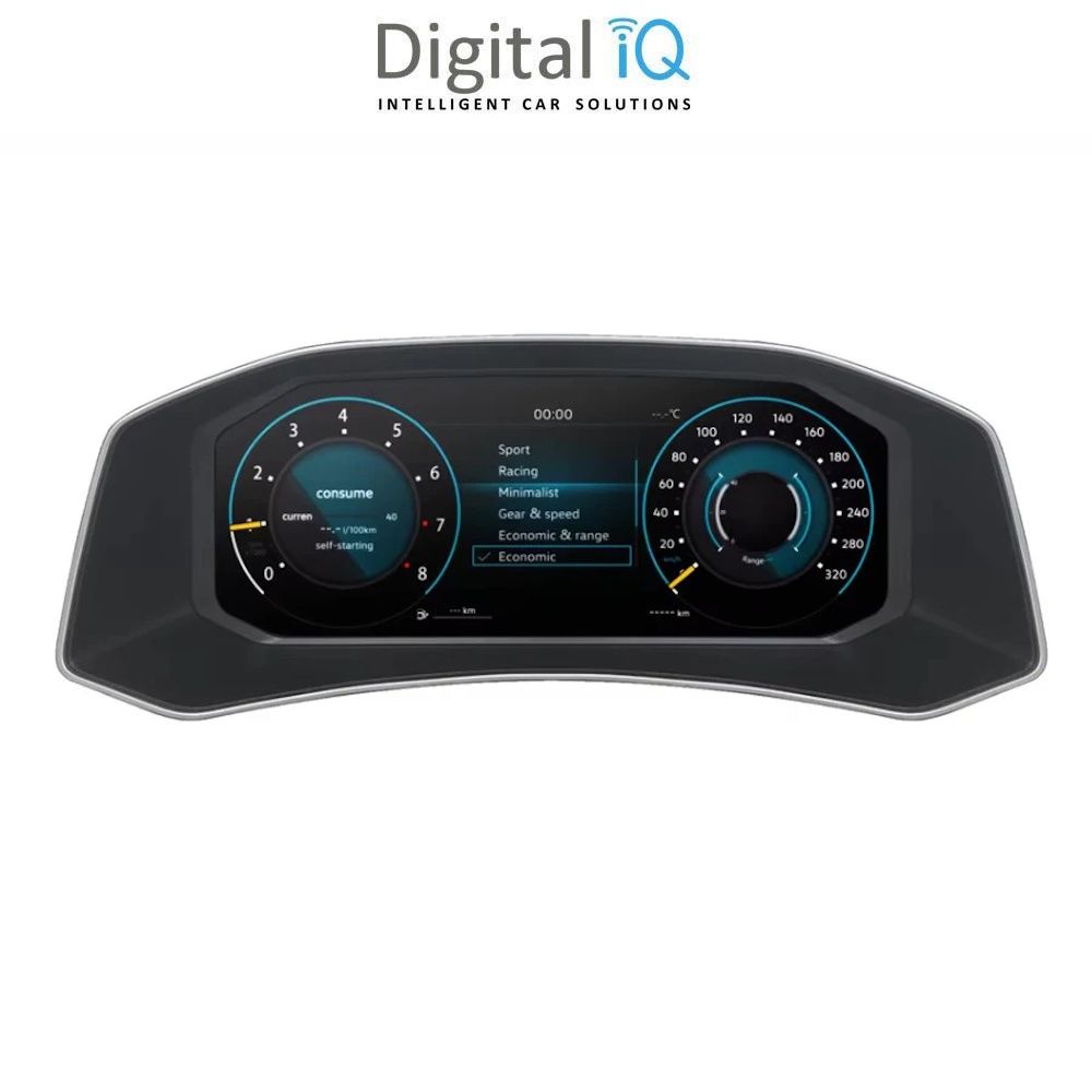 Βλησαρούλης Car Center - DIGITAL IQ DYL 774_DC (12.3") DIGITAL INSTRUMENT CLUSTER for VW T-ROC mod. 2017-2025 with HDMI input