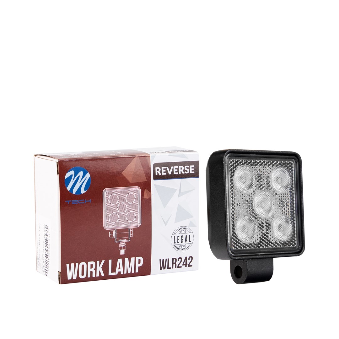 Βλησαρούλης Car Center - ΠΡΟΒΟΛΕΑΣ ΕΡΓΑΣΙΑΣ WORK LIGHT 12/24V 5.700K 5x1,5W max750lm FLOOD 73x97mm ΓΙΑ ΟΠΙΣΘΟΠΟΡΕΙΑ ΤΕΤΡΑΓΩΝΟΣ M-TECH - 1 Τεμ.