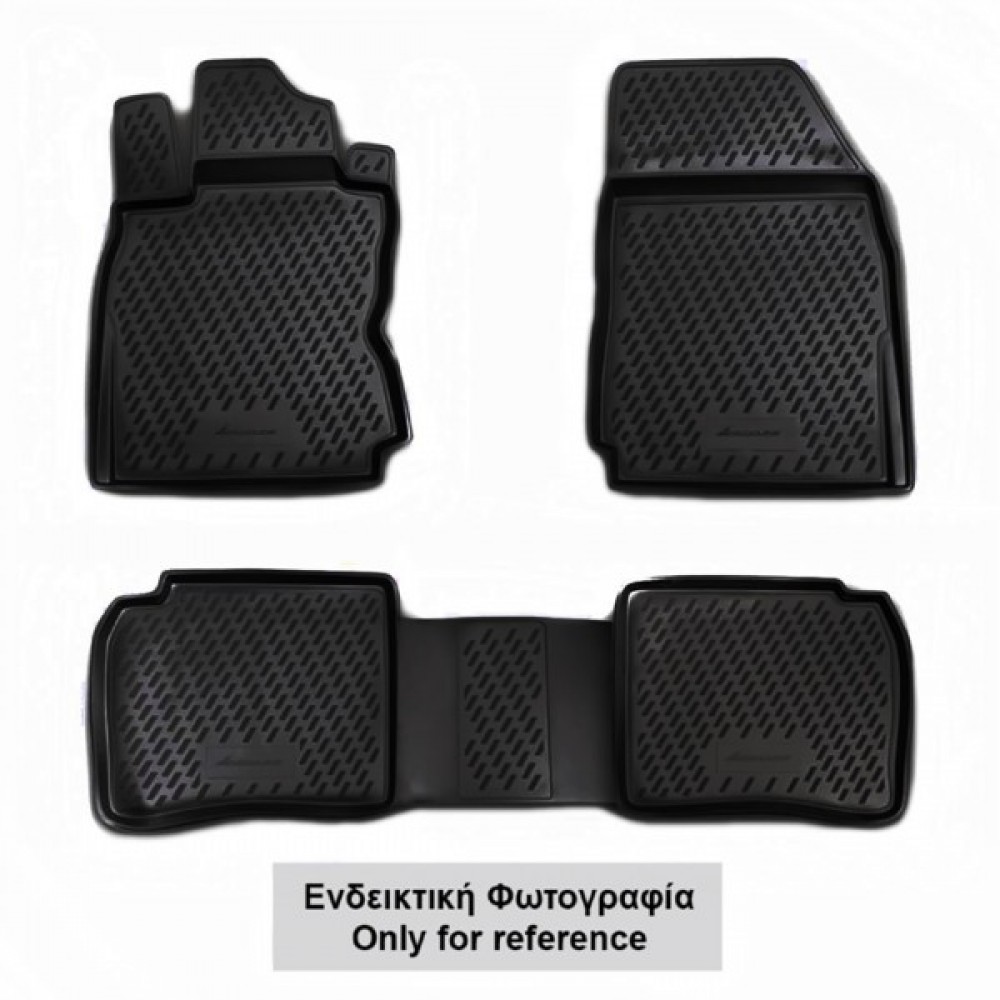 Βλησαρούλης Car Center - ΠΑΤΑΚΙΑ ΣΕ ΣΚΑΦΗ TPE ΛΑΣΤΙΧΟ ΓΙΑ NISSAN ALMERA N16 CLASSIC 2006+   ΣΕ ΜΑΥΡΟ ΧΡΩΜΑ NOVLINE - 4 ΤΕΜ.
