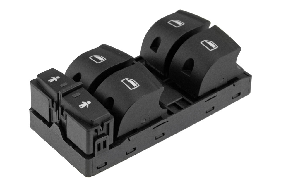 Βλησαρούλης Car Center - ΔΙΑΚΟΠΤΗΣ ΓΙΑ AUDI A6 2005+ / Q7 2007+ ΠΑΡΑΘΥΡΩΝ ΠΟΛΛΑΠΛΟΣ 10PIN orig.4F0959851G