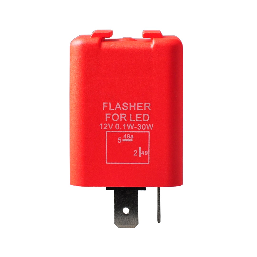 Βλησαρούλης Car Center - LED FLASHER (ΦΛΑΣΙΕΡΑ) 2 ΕΠΑΦΩΝ (L+-) 30x30x30mm M-TECH - 1ΤΕΜ.