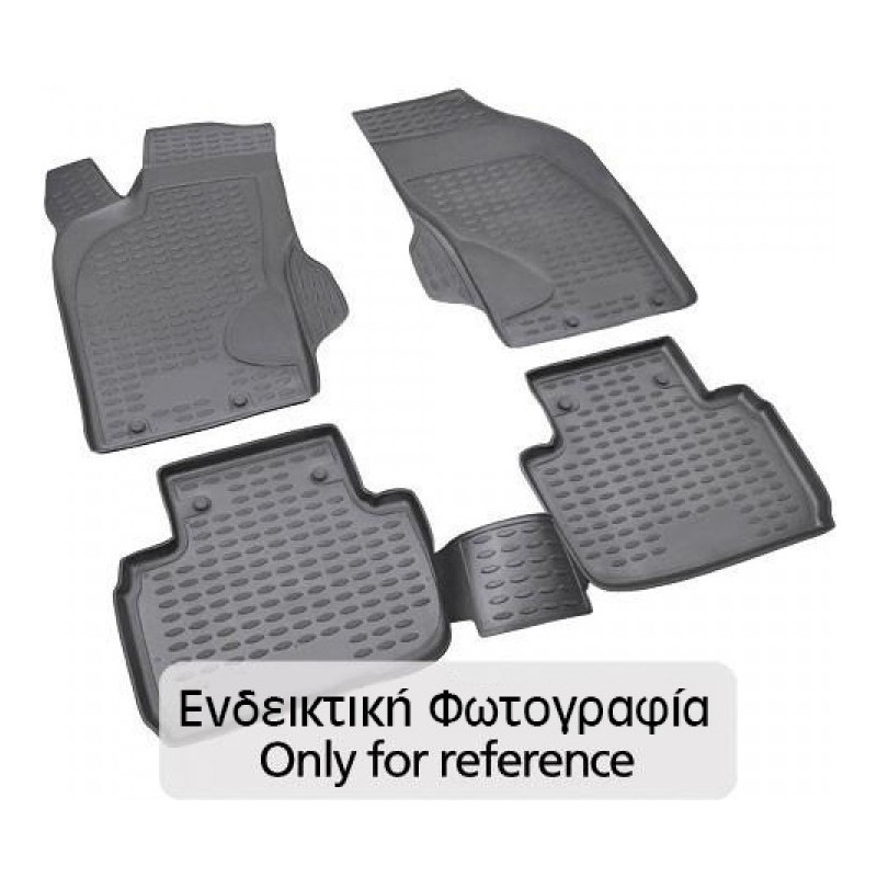 Βλησαρούλης Car Center - MAZDA 2 2007-2014 ΠΑΤ.ΛΑΣΤΙΧΟ ΣΚΑΦΑΚΙΑ (ΜΑΥΡΑ) - 4 ΤΕΜ.