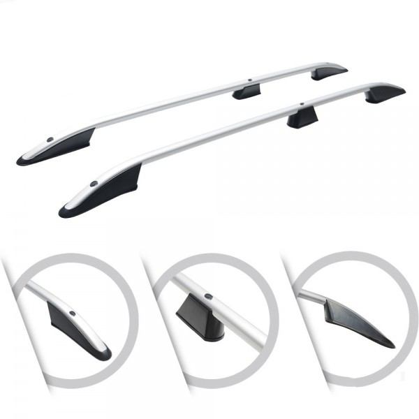 Βλησαρούλης Car Center - ΜΠΑΡΕΣ ΟΡΟΦΗΣ ΓΙΑ FORD TRANSIT COURIER / FORD TRANSIT TOURNEO 2014-2022 ΠΑΡΑΛΛΗΛΕΣ ΑΛΟΥΜΙΝΙΟΥ ΑΣΗΜΙ ΟMTEC - 2 TEM.