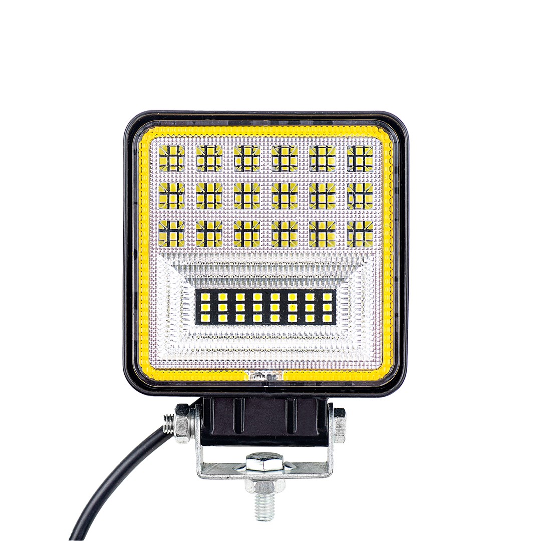 Βλησαρούλης Car Center - ΠΡΟΒΟΛΕΑΣ ΕΡΓΑΣΙΑΣ WORK LIGHTS 12/24V 42x1W SMDx3030LED 42W 6.000K 2.880lm 108x108x47mm  M-TECH -1ΤΕΜ.