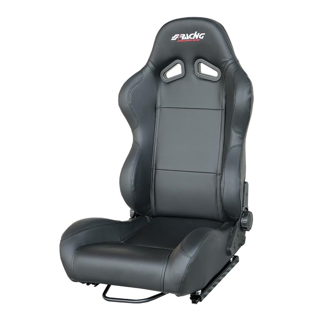 Βλησαρούλης Car Center - ΚΑΘΙΣΜΑ TAZIO BLACK ΑΝΑΚΛΙΝΟΜΕΝΟ ΜΑΥΡΟ ΟΙΚΟΛΟΓΙΚΟ ΔΕΡΜΑ (ΧΩΡΙΣ ΣΙΔΗΡΟΔΡΟΜΟ) SIMONI RACING - 1 ΤΕΜ.