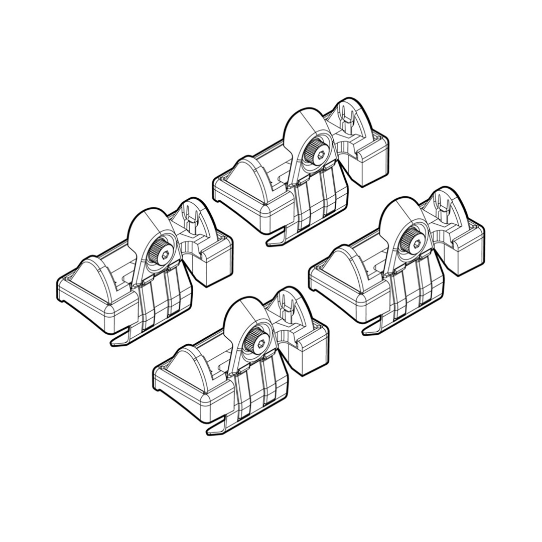 Βλησαρούλης Car Center - ΑΚΡΑ ΓΙΑ ΜΠΑΡΕΣ NORDRIVE ΓΙΑ VW FOX 3D 05/05-09/11 KIT