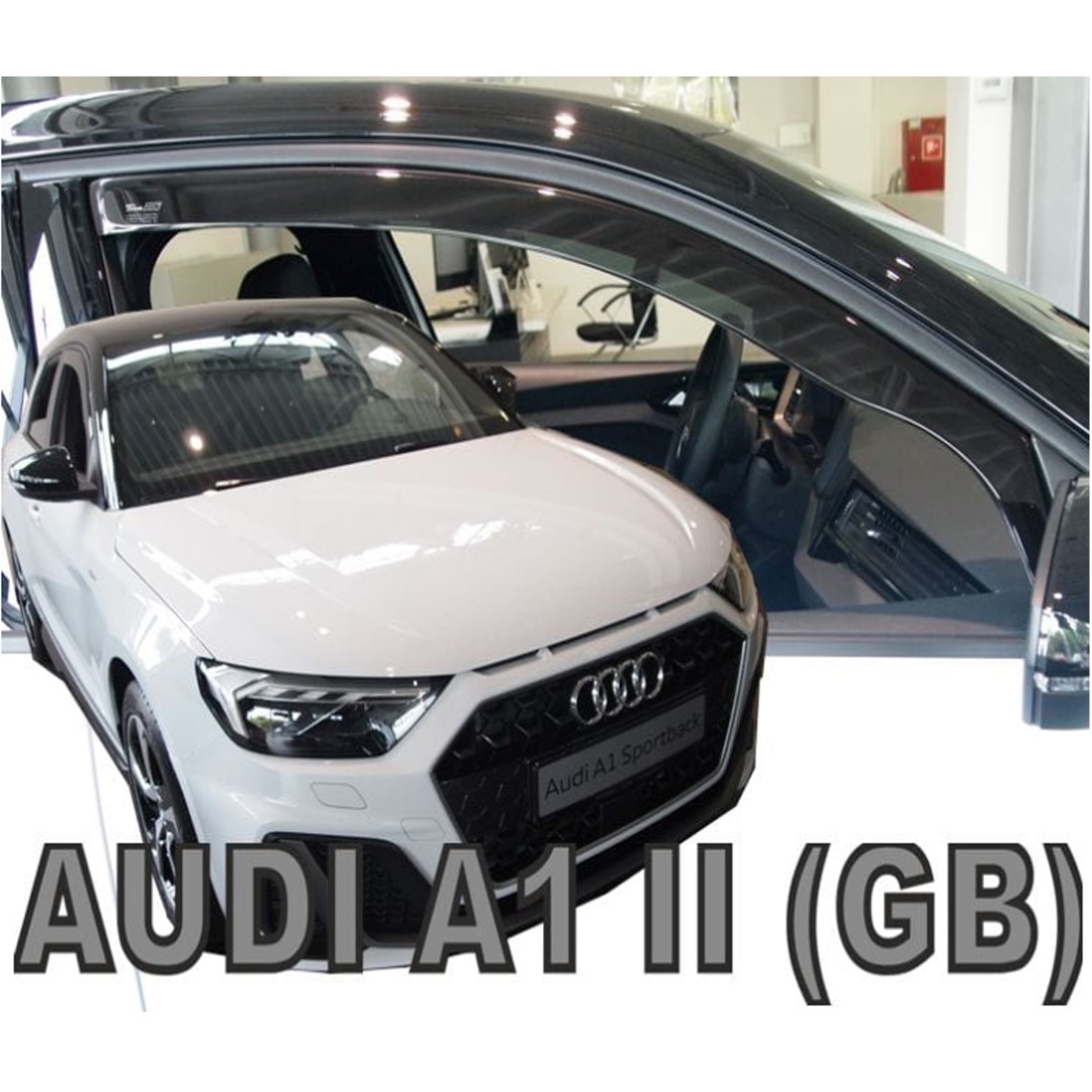 Βλησαρούλης Car Center - ΑΝΕΜΟΘΡΑΥΣΤΕΣ ΓΙΑ AUDI A1 5D 2018-2021 ΖΕΥΓΑΡΙ ΑΠΟ ΕΥΚΑΜΠΤΟ ΦΙΜΕ ΠΛΑΣΤΙΚΟ HEKO - 2 ΤΕΜ.