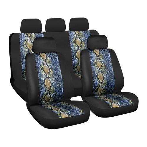 Βλησαρούλης Car Center - ΚΑΛΥΜΜΑΤΑ ΚΑΘΙΣΜΑΤΩΝ REPTILE FASHION-TREND SERIES ΣΕΤ ΜΑΥΡΟ