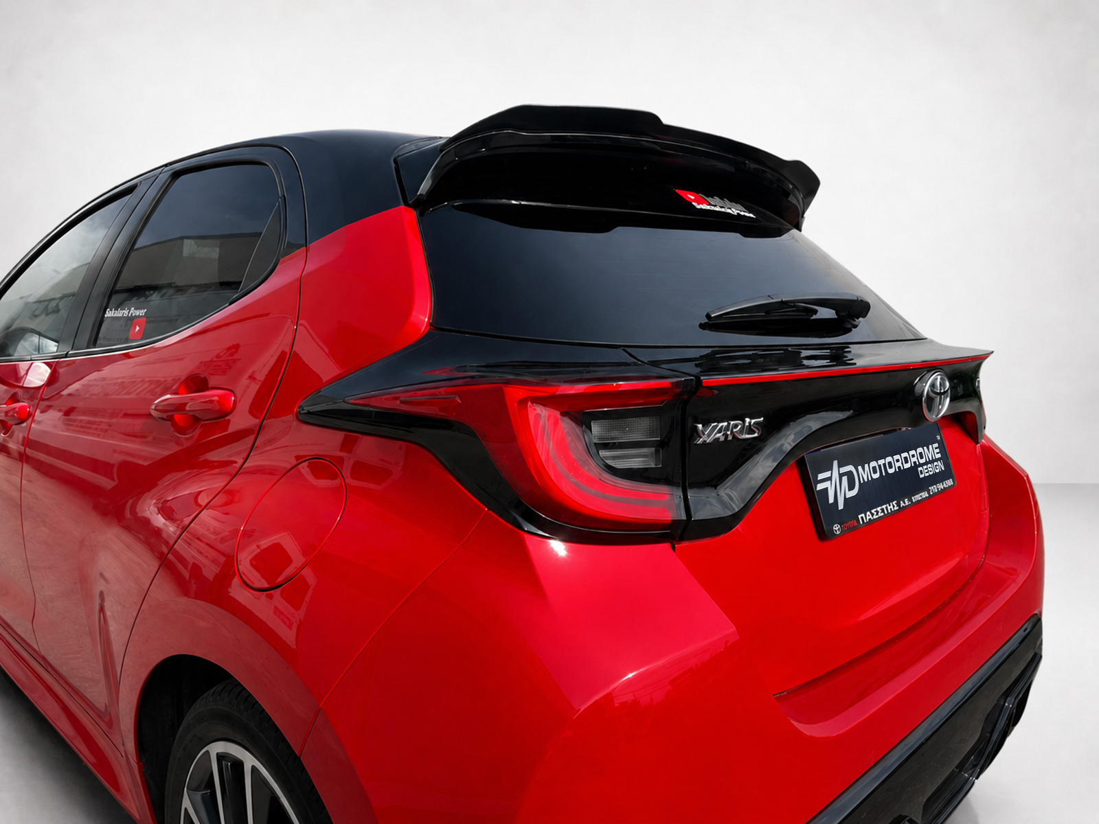 Βλησαρούλης Car Center - Motordrome - Επιπρόσθετη Αεροτομή για Toyota Yaris Mk4 (2020-) - 1 Τεμ.  (A-474)