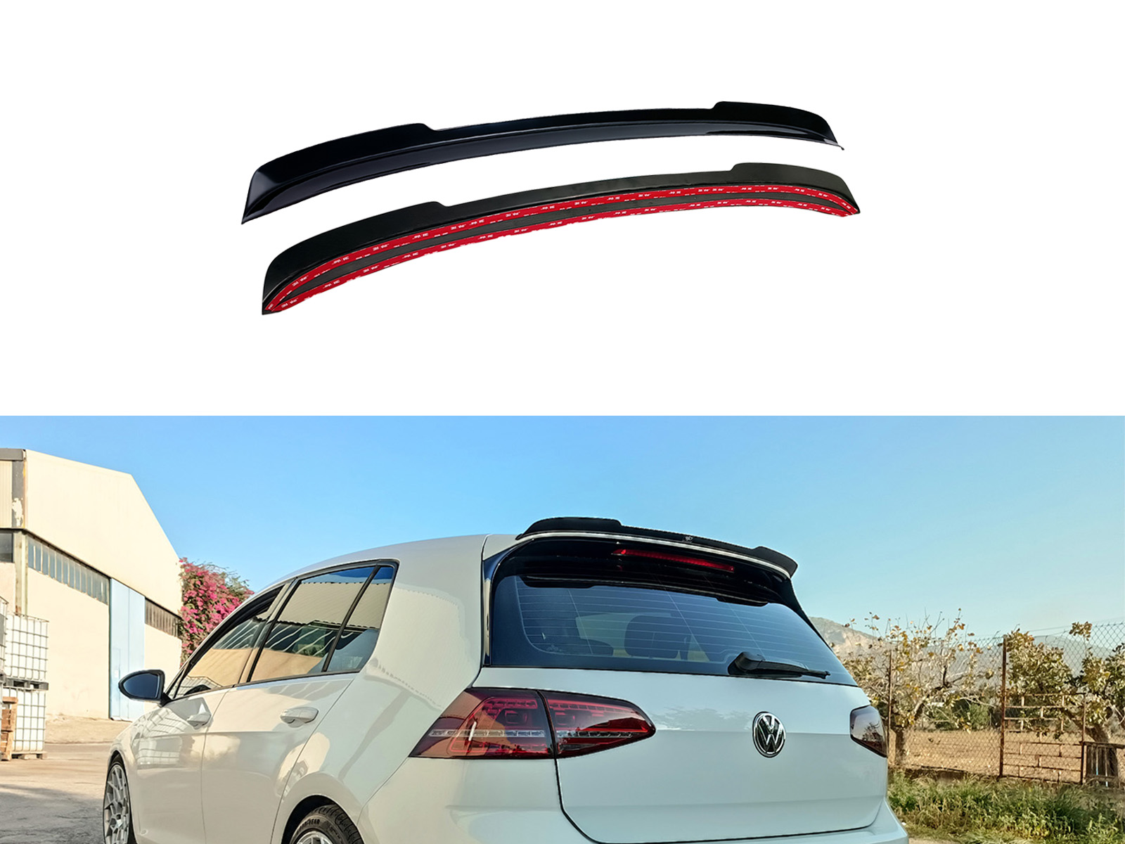 Βλησαρούλης Car Center - Motordrome - Επιπρόσθετη Αεροτομή για VW Golf Mk7 / Mk7 Facelift GTI / R / R-Line - 1 Τεμ.  (A-483)