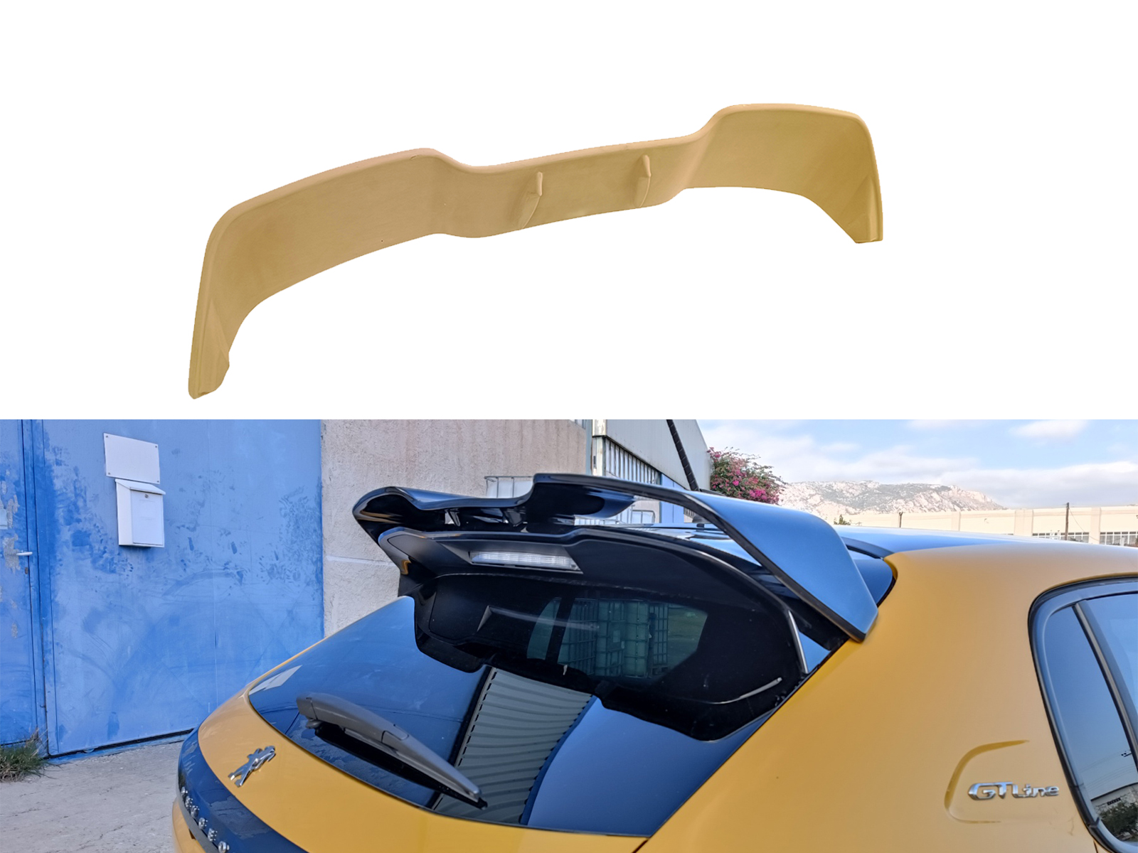 Βλησαρούλης Car Center - Motordrome - Αεροτομή Οροφής V.3 για Peugeot 208 Mk2 (2019-) - 1 Τεμ.  (A-484)