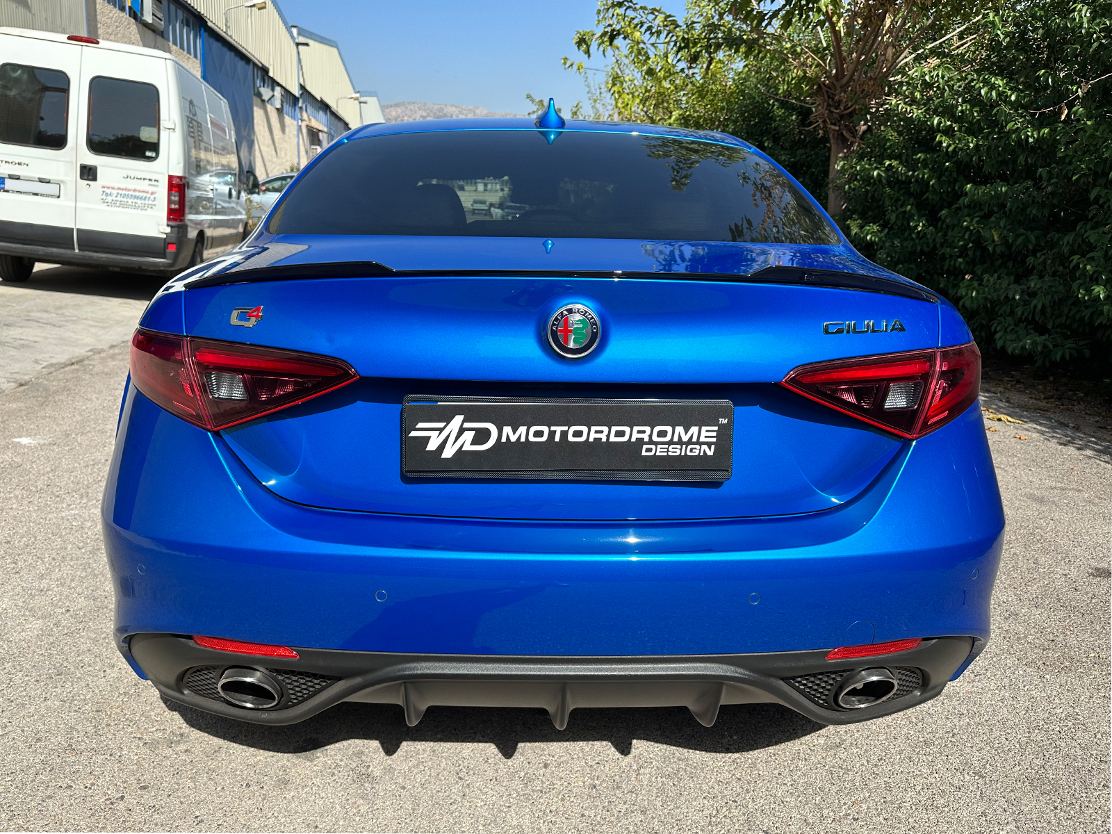 Βλησαρούλης Car Center - Motordrome - Αεροτομή για Alfa Romeo Giulia - 1 Τεμ.  (A-491)